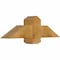 Ekena Millwork Eugene Rough Sawn Timber Gable Bracket, Western Red Cedar, 36"W x 10"H x 6"D x 6"F, 7/12 Pitch GBW036X10X0606EUG00RWR - alternate 5